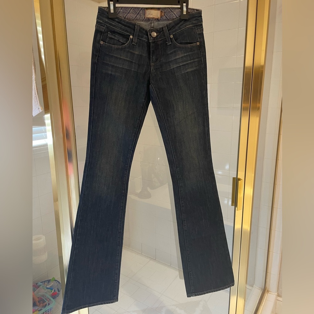 Paige Laurel Canyon low rise boot cut jeans - Picture 1 of 9